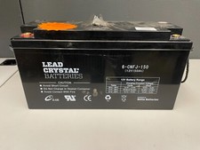 BATERIAS BETTA BATERIA DE CRISTAL CHUMBO 12 VOLTS 150 AMP #6-CNFJ-150 comprar usado  Enviando para Brazil