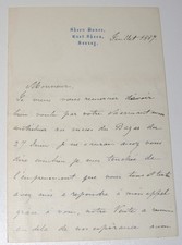Lettre autographe signée d'occasion  Lamballe