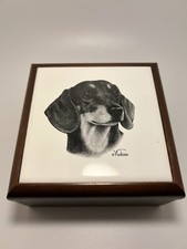 Vintage dachshund artwork for sale  San Francisco
