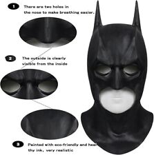 Fantasia Batman Adultos Máscara Látex Fantasia Vestido Festa Cosplay Adultos Crianças, usado comprar usado  Enviando para Brazil