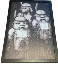 Giger framed canvas for sale  Wallingford