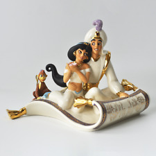 Estátua escultura estatueta Disney passeio tapete mágico Lenox ALADDIN JASMINE e ABU comprar usado  Enviando para Brazil