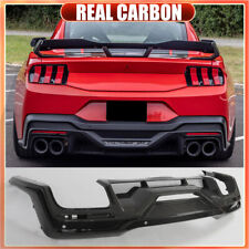 KIT CORPO difusor labial traseiro carbono real para Ford Mustang Dark Horse 2024UP  comprar usado  Enviando para Brazil
