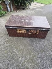 Metal travel trunk for sale  HULL