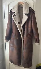 Topshop long shearling for sale  LONDON