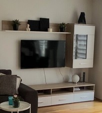Moderne wohnwand holz gebraucht kaufen  Freiburg im Breisgau
