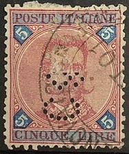 Regno 1896 umberto usato  Orsago