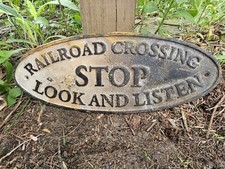 Vintage railroad crossing for sale  League City