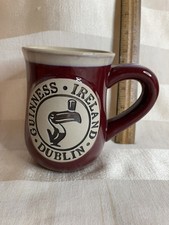 Caneca de cerâmica GUINNESS TUCAN BORGONHA grés xícara de café comprar usado  Enviando para Brazil