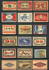 LOTE DE 18 ETIQUETAS PUBLICITÁRIAS VINTAGE DA TCHECOSLOVÁQUIA CAIXA DE FÓSFOROS!! TT48 comprar usado  Enviando para Brazil