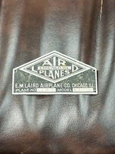 Placa de identificação biplano de corrida cockpit aberta motor único 1931 1 de 2 já feita comprar usado Placa de identificação biplano de corrida cockpit aberta motor único 1931 1 de 2 já feita comprar usado  Enviando para Brazil