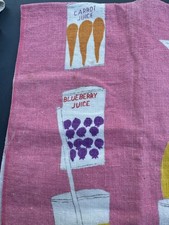 Toalha de cozinha MCM vintage rosa branco suco de linho ideia de presente comprar usado  Toalha de cozinha MCM vintage rosa branco suco de linho ideia de presente comprar usado  Enviando para Brazil