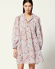 Vestido feminino Isabel Marant Etoile Virginie estampado floral paisley tamanho M 36 comprar usado  Enviando para Brazil