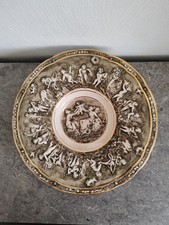 Grande assiette décorative d'occasion  Fayence