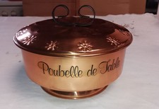 Poubelle table cuivre d'occasion  Maël-Carhaix