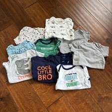 Lote de 10 Bodysuits Carter's Boys Manga Longa e Curta de 3 a 6 Meses comprar usado  Enviando para Brazil