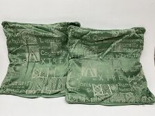 Natural green cushions for sale  SCARBOROUGH