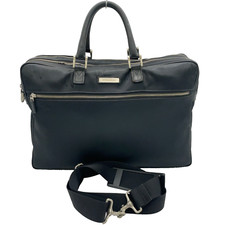 Autêntica bolsa Burberry dupla camada Nova Check nylon preta 2 vias NS060161 comprar usado  Enviando para Brazil