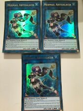 Yugioh Mermail Abyssalacia Dane-EN094 Ultra Raro Quase Perfeito x3 Play Set comprar usado  Enviando para Brazil