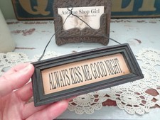 Always kiss goodnight for sale  Baileyville