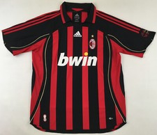 Camiseta de futebol AC Milan 2006/07 2007 bwin Adidas camisa casa maglia GG, usado comprar usado  Enviando para Brazil
