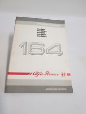 Manuale officina alfa usato  Novara