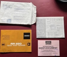 Grundig 220 dokumente gebraucht kaufen  Köln