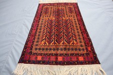 Tapete de oração Baluchi vintage 2x4 - Design tribal geométrico - Tapete de área de lã afegã comprar usado  Enviando para Brazil