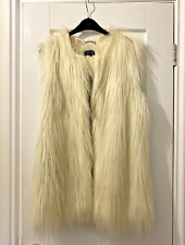 Topshop cream shaggy for sale  SOUTHAM