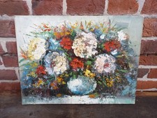 Huile toile signée d'occasion  Saint-Omer