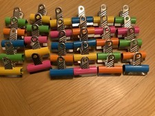 Bulldog clips multicoloured for sale  MELTON MOWBRAY