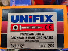 Unifix wood screws for sale  CHICHESTER