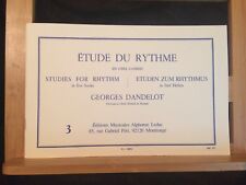 Dandelot etude rythme d'occasion  Rennes