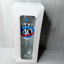 40th birthday glass for sale  Ireland