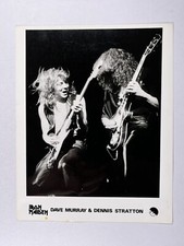Foto Iron Maiden Dave Murray Dennis Stratton EMI Records original promocional por volta de 1980 comprar usado  Enviando para Brazil