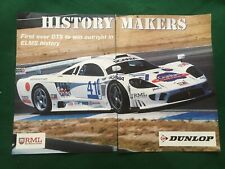 GTS WINS DUNLOP TYRES 2001 PÔSTER ANÚNCIO PRONTO QUADRO A3 TAMANHO F, usado comprar usado  Enviando para Brazil
