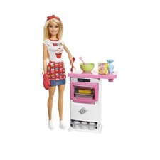 Jogo Barbie Careers boneca loira padaria chef com forno e desertos crescentes  comprar usado Jogo Barbie Careers boneca loira padaria chef com forno e desertos crescentes  comprar usado  Enviando para Brazil