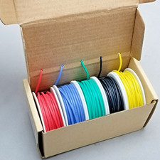 Fio elétrico 22 AWG 5 cores silicone encalhado 200 graus C dispensável da caixa comprar usado Fio elétrico 22 AWG 5 cores silicone encalhado 200 graus C dispensável da caixa comprar usado  Enviando para Brazil