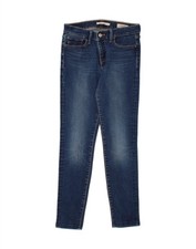 Usado, Jeans LEVI'S Feminino 710 Super Skinny W28 L27 Azul Algodão AQ17 comprar usado  Enviando para Brazil