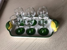 Servizio limoncello vassoietto usato  Gallarate
