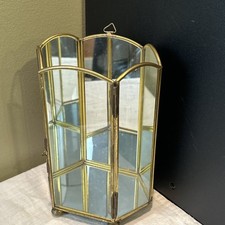 Hexagonal brass glass for sale  Middleburg