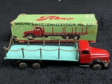 Caminhão de plataforma Tekno Volvo #433 Stake Lang Tommervogn fundido modelo vintage Dinamarca comprar usado  Enviando para Brazil