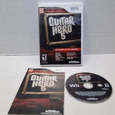 Guitar Hero 5 (Nintendo Wii, 2009) Completo com Manual CIB Testado/Funcionando comprar usado  Enviando para Brazil