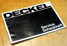 Serviceheft scheckheft deckel gebraucht kaufen  Greppin
