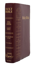 Holy Bible/ KJV/ Giant Print/ Red Letter/ Concordance: Nelson, 1990 [881CBG] comprar usado  Enviando para Brazil