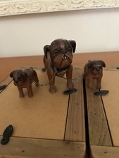 Dogs wooden carved for sale  PORTSMOUTH