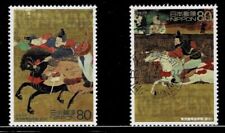 Usado, Japão 2002 Semana da Filadélia Arte de Corrida de Cavalos 80Y Conjunto Completo Usado Sc# 2814-2815 comprar usado  Enviando para Brazil
