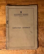 Edoardo weber carburetor for sale  Sheridan