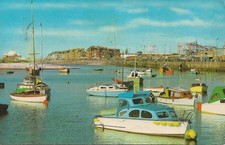 Postcard wales harbour for sale  NEW MILTON