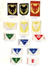 Lot insignes tissu d'occasion  Mulhouse-